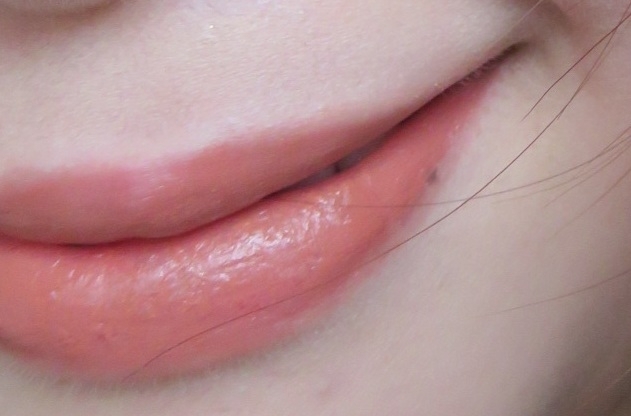 립은 에스티로더의 스텅을 전체적으로 발라주었는데요 완전 누디한 연어색인데 
사실 제가 보기엔 이 메이크업엔 스텅만 바르는게 더 예쁜데 
좀 더 혈색이 필요하다!!! 하실것 같아서 맥의 페인티드 썬셋을 레이어링 해봤어요