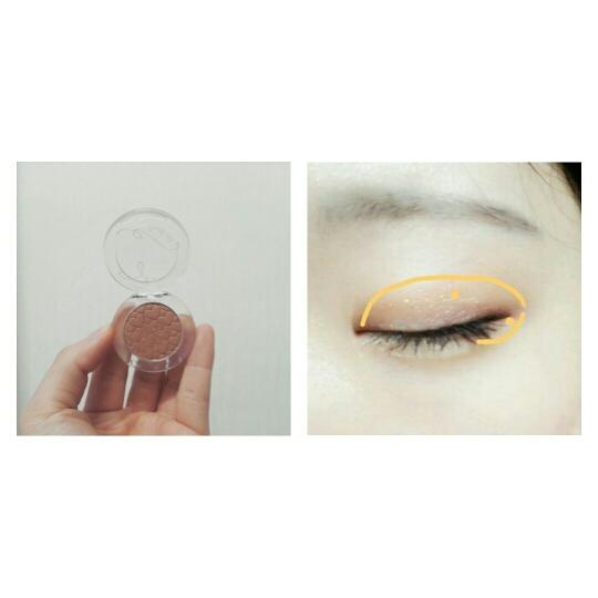 다음은 주가되는 컬러를 발라줍니다.
에뛰드의 사랑은 모래성입니다! 굉장히 발색이 좋은컬러에요~