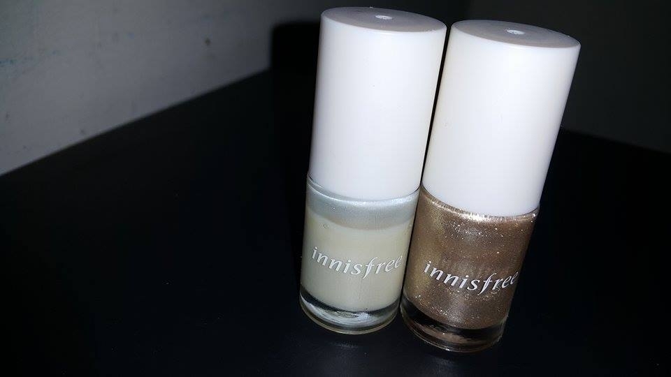 #INNISFREE
右#158 金沙
左#133 珠光牛奶白