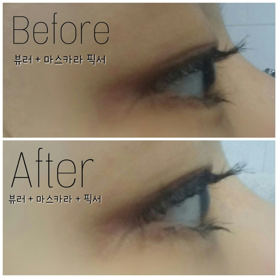 이건 오직 픽서 vs 픽서 + 쌩얼카라 입니다! 차이가 별로 없어보이는데 (사진을 잘못찍어서ㅠㅠ) 실제로보면 차이있습니다 ㅎㅎ