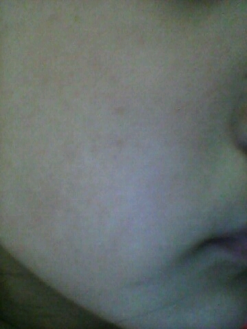 틈틈이 파우더처리 했을때