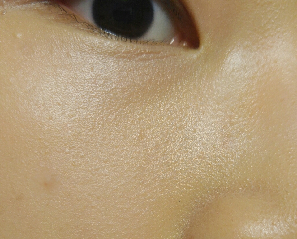 그냥 BB만 발랐을 때 입니다.