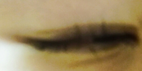 뷰러도 한 눈인데 눈감으면 저렇게 되요
앞부분이 올라가듯이 되요