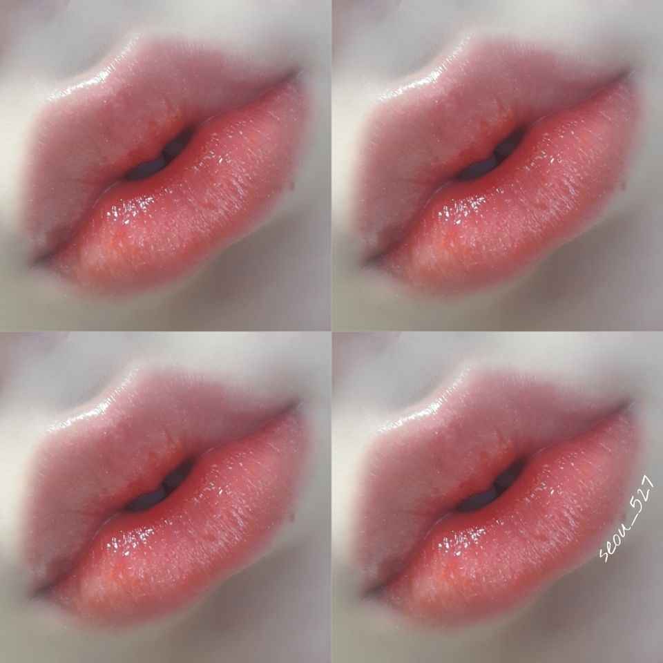 어퓨 스파클링 틴트를 어느정도 도톰하게 발라주세요. 9000원이라는 저렴한 가격이지만 찐득하지 않고 물광효과에 펄까지 들어있으니 구매해보시는것도 추천드려요! 무엇보다 다양한 제품과 매치할 수 있어서 활용도가 완전 다양해요!!