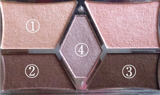 아이메이크업에 사용된 캔메이크 섀도우 팔레트입니다!
(색상 참고하세요~)