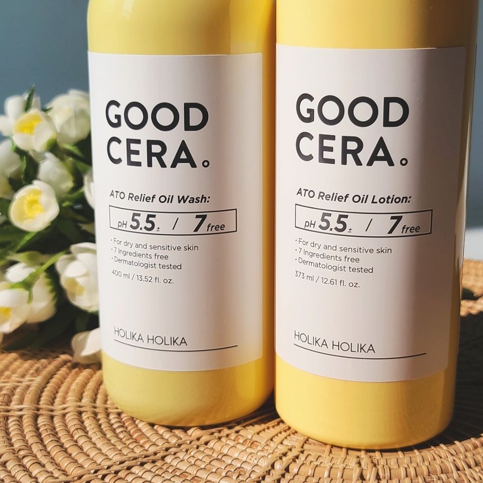 바디워시와 바디로션 모두 pH5.5, 7가지 유해성분 무첨가라 민감성 피부가 쓰기 딱이죠?

​

참고로 둘 다 피부 자극 테스트 결과 피부 자극 반응도 0.00인 저자극 제품군:)

​

400ml 내외의 든든한 대용량이라 한 통 놓아두면 한 계절은 보습 걱정 없이 자-알 쓸 수 있어요😀