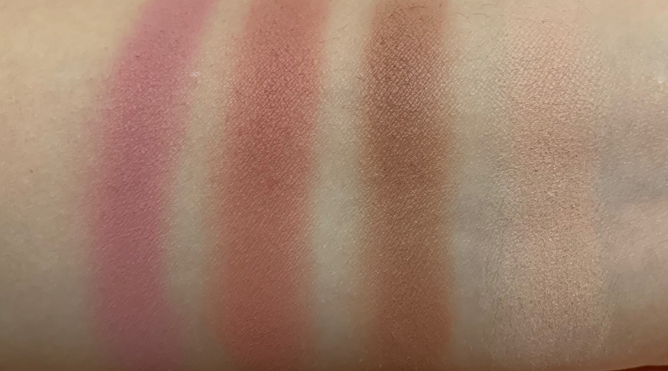 매트 섀도우들부터 보여드릴게요!

1) SOFT WHIP
맨 왼쪽 컬러인무펄의 베이스로 깔기에 좋은 살구빛 섀도우예요! 

2) I ♡ BROWN
왼쪽부터 두 번째 컬러인 딥한 브라운 컬러예요! 제일 무난한 브라운이라서 쌍꺼풀 라인에 바르거나, 삼각존에 바르기 좋은 데일리 브라운 컬러랍니다. ❤️

3) SOULMATE
세 번째 컬러는요, 약간 붉은끼가 도는 브라운입니다! 얘도 데일리로 많이 쓰는 컬러예요! 이 컬러도 단독으로 발라도 예쁠 것 같지만, 다른 컬러랑 믹스해서 바르면 더 예쁠 것 같아요! 

4) HELLO, CONY
네 번째 컬러입니당! 핑크, 완전 핑크! 핑크의 정석 컬러예용!! 약간 회색끼 도는 채도 낮은 쿨톤 핑크 컬러랍니당. ❤️ 얘는 블러셔로 써도 엄청 예쁠 것 같아요! 
