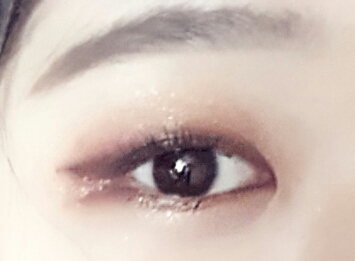 완성된 눈화장 미리보기♥