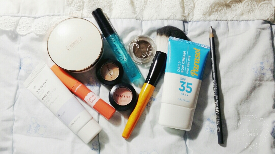 👋사용제품👋
에보니펜슬 -1500
미샤 뷰러   -1500
아리따움 파라솔 데일리선크림 -7000
더페이스샵 코튼 메이크업베이스 -3300
아리따움 모노아이즈진저파우더,에브리데이-5000
에뛰드 하우스 오 마이 래쉬 마스카라1호 탑코트 
-4000