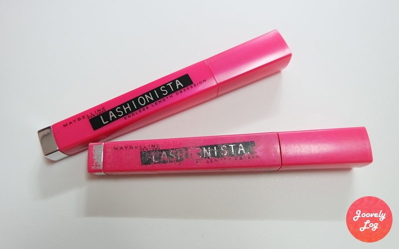 두번째 추천템은 메이크업 튜토리얼에도 자주 등장하던 제품! 바로 메이블린 래셔니스타 마스카라에요!정가 17,000원 세일가는 11,000원대 였던걸로 기억해요! 이 마스카라는 매번 재구매하는 제품이라 거의 10통정도 사용했어요! 