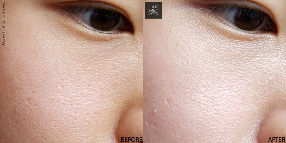 
자 이제 얼굴에 테스트 해봐야겠죠?
​
저 원래 모공나라 모공공주라서, 
쌩얼 오픈 잘 안하는데.......
​
선생님..... |ω･`)
우리의 정샘물 선생님....
선생님만 믿고 모공 오픈할게요...?


제 얼굴은 전체적으로 노란끼가 돌고, 
양 볼에는 홍조가 있어서 울긋불긋한 상태에요. 
이게 바로 총체적 난국~((＊´艸`))
​
그런데 정샘물 스킨 세팅 톤업 선 베이스를 발랐더니, 
피부의 노란끼가 잡히면서 자연스럽게 톤업된거 보이시나요?
​
조명빨 아니냐구요????
