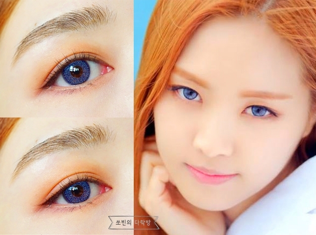 밝은 헤어색과 맞춘 밝은 일자 눈썹 및
붉은 빛+골드베이스가 섞인 느낌의 아이메이크업 그리고 핑크립
요렇게 뮤직비디오 메이크업이 되어있는 것 같아요.
 
우선 뮤직비디오가 제 카메라와는 다르게 붉은 빛이 많이 돌아서
색감이 다르게 느껴질 수도 있어요!