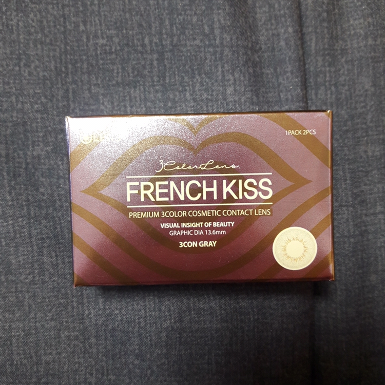 프렌치키스 그레이 팩렌즈 이구용 !