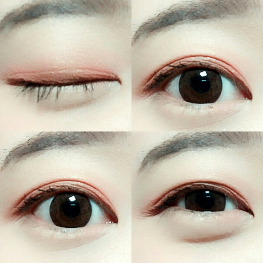 마스카라를하면 끝이에요~