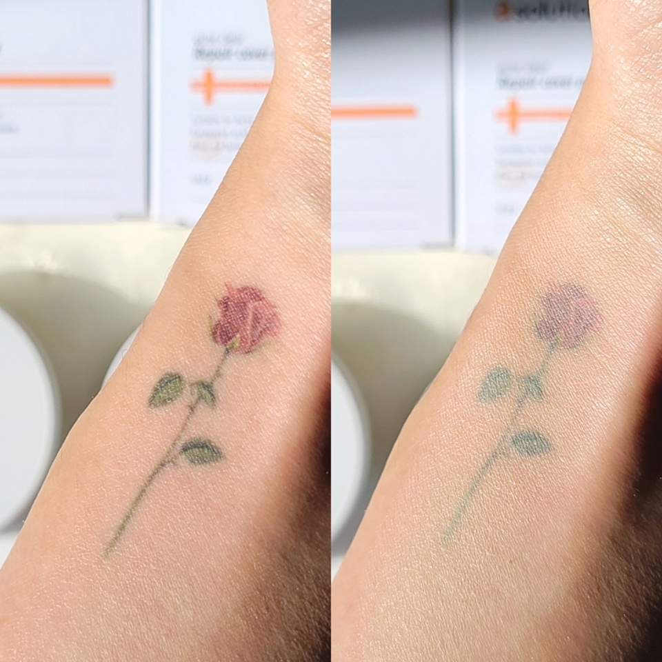 2호로 1번 커버한 모습인데 붉은기 커버 정말 우수하지 않나요?

​

처음에 발랐을 때 너무 얇고 투명한 느낌이라 이게 커버가 되겠나 했는데 의외로 너무 잘 커버가 돼서 당황😂

​

바른 듯 안 바른 듯 사용감은 에어리하지만, 커버력은 확실하다는 점에서도 트러블성 피부가 쓰기에 딱인 제품이라고 느꼈어요

