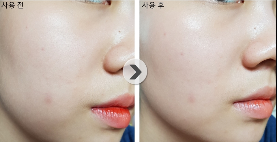 바른 직 후에는 오일을 바른것처럼 피부에 윤기가나고 피부에 보습을 주고  끈적이지 않고 가볍개 발려서 여름에도 부담 없이 사용할 수 있을 것 같았습니다!