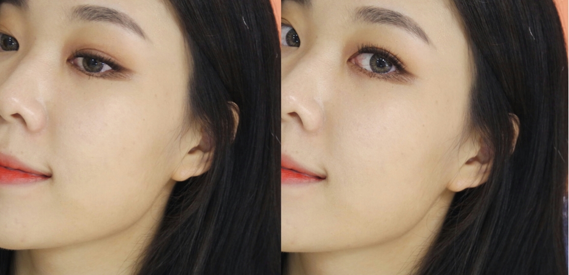 전체적인 느낌,. 쉐이딩 하나마나 얼굴이 넘 커서 드라마틱한 티는 안나지만 안한것보다는 삼천만배 낫다눙~ㅎ