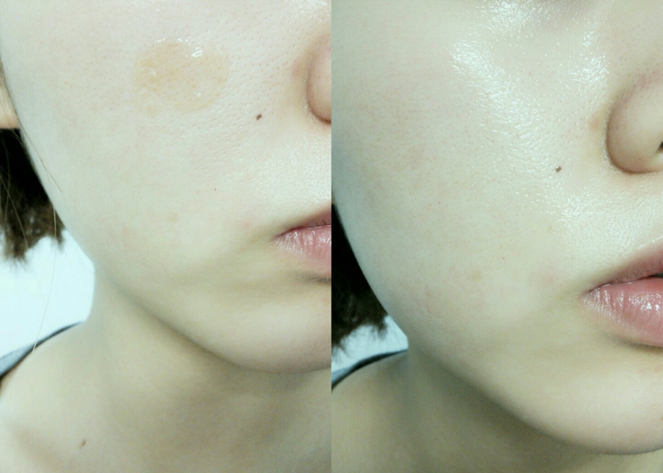 순도 백프로의 모공가득 제 쌩얼에다가 에잇아워크림을 발라보았어요 정말 소량만 발라야 빛을 발하는 제품인것같아요 나이트케어에서도 이거 많이 바르고 잤다가 베개가 난리났었음ㅋㅋㅋ