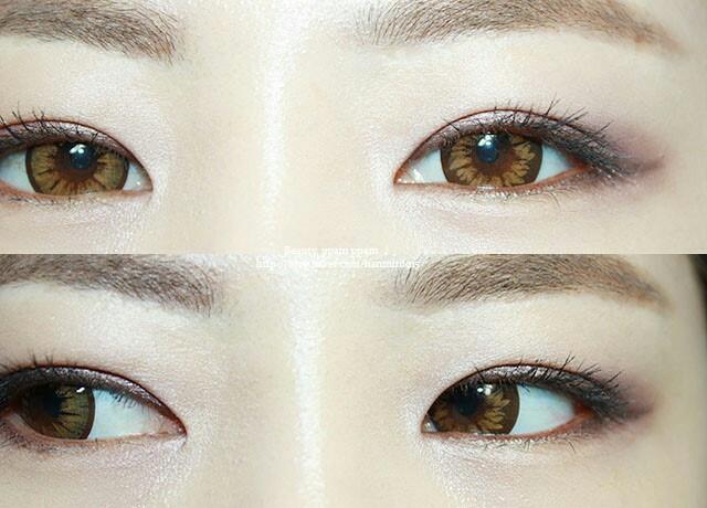 과하지않게 눈이 깊어보이고 매력적으로 느껴지는 세미스모키 메이크업이예요. 사용렌즈는 앤365의 이젤 입니다.