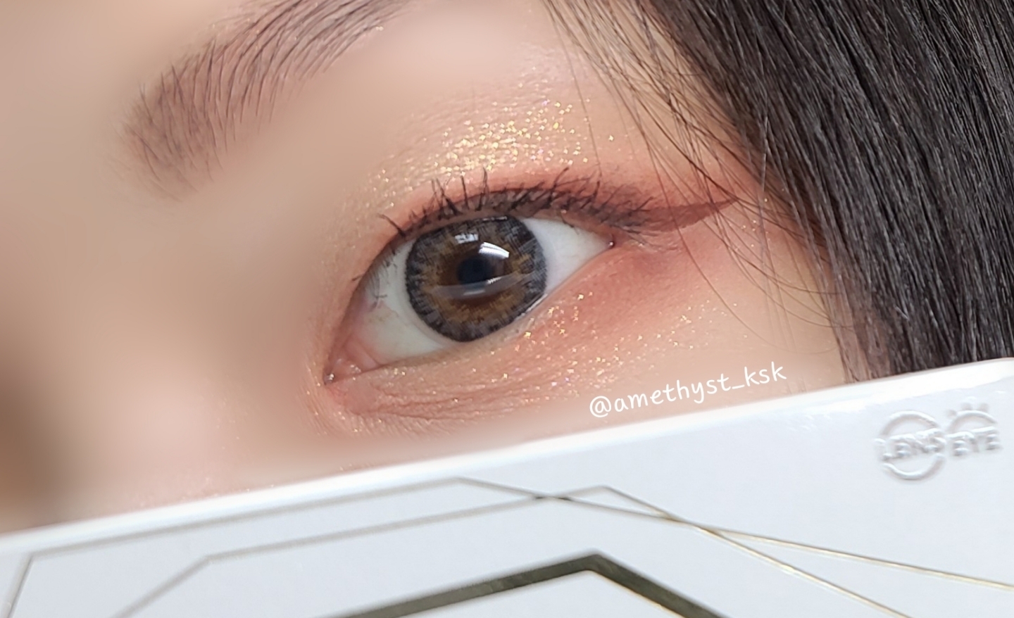 렌즈아이(LENS EYE) 피크닉 [그레이] 파워리뷰 by 글리터처돌이 - 언니의파우치