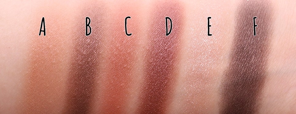 개별발색은 이정도! 저는 오늘 C,D,E,F컬러를 사용했습니다!