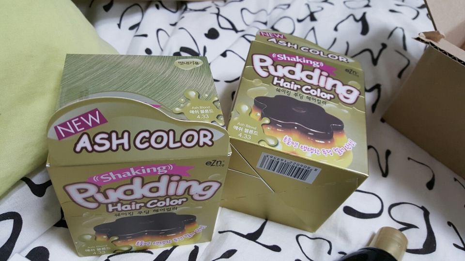 애쉬카키는 너무 초록되신분이많아서 애쉬블론드로 사봤어요 두근두근