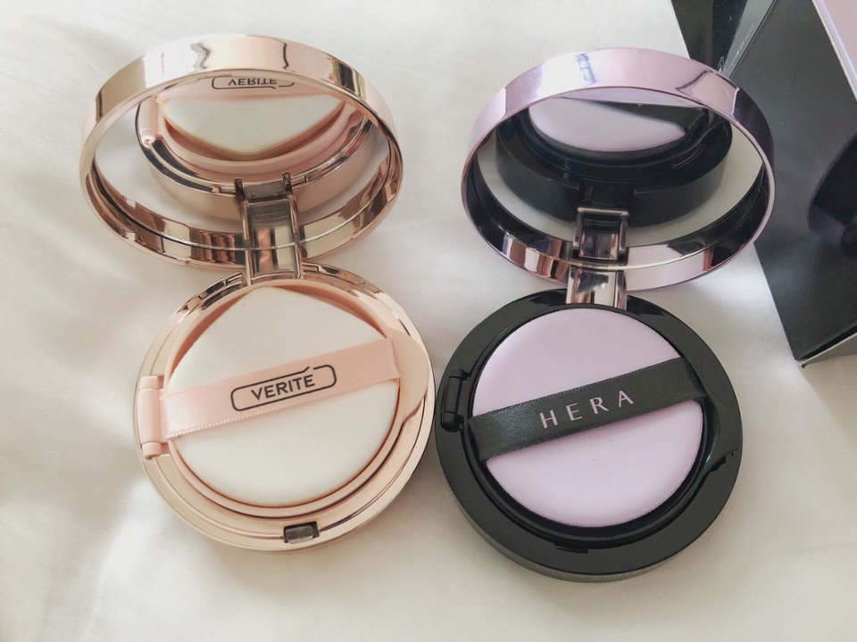 베리떼는 물방울 모양 퍼프이고, 헤라는 동글합니당!