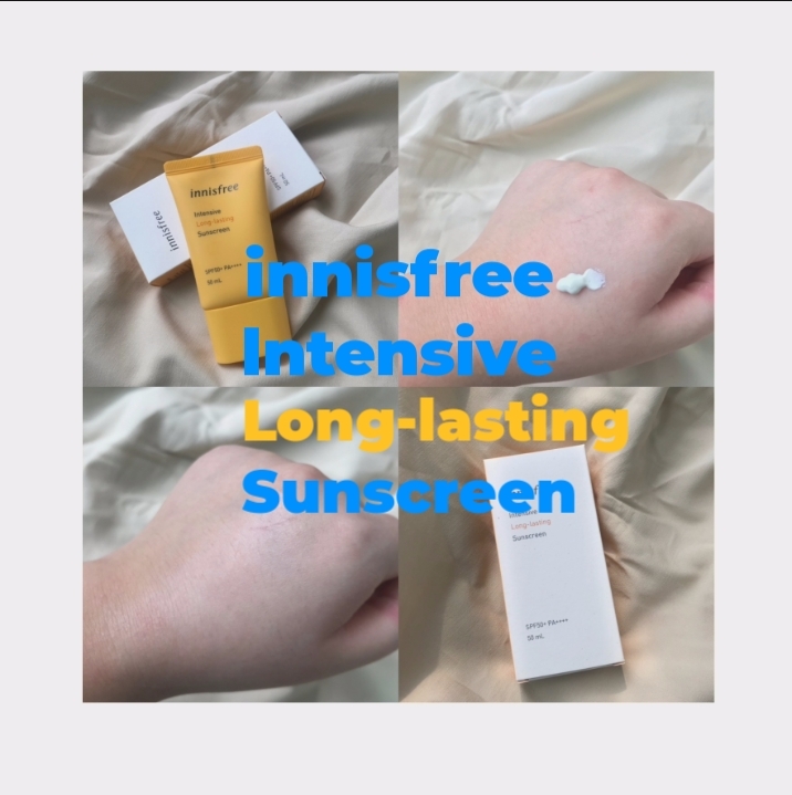 안녕하세요!! 오늘 리뷰할제품은
이니스프리-인텐시브 롱래스팅 선스크린 입니다🌞