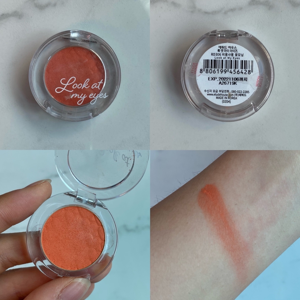 비몽사몽 꽃모닝

봄웜 강추강추템! 오렌지+자몽색으로 상큼해지는 색이에요 눈에 바르기보다는 블러셔로 사용하기 좋아용 바르면 상큼해지는 섀도우입니다!!