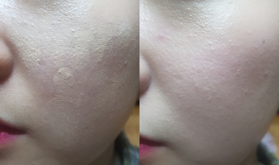 이것은 고밀착파데입니다!
색상은 2호라 좀더 어둡고 밀착력은 기존제품보다
좋아진것 같아요! 그래서그런지 살짝 더 보송한 느낌?이었어요!
하지만 그렇게 큰차이는 느끼지 못했어요~