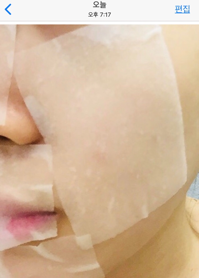 솜에 식염수를 부으면 부직포면이 이렇게 부드러워져요👍🏻👍🏻