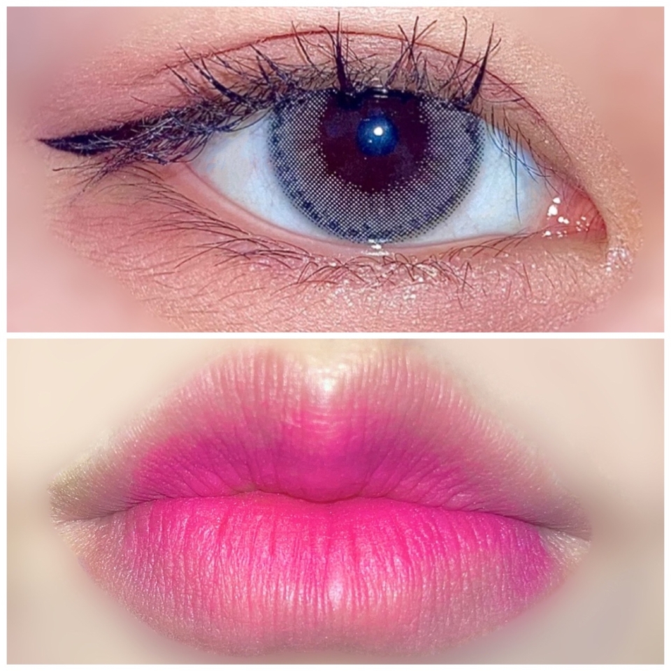 그럼 이렇게 핑크 메이크업 끝입니다!