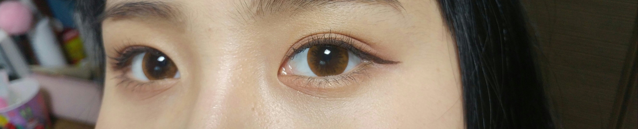 눈을 이리저리 움직여서 훌라 정도를 보여주고 싶은데 깜빡해버렸어요😢