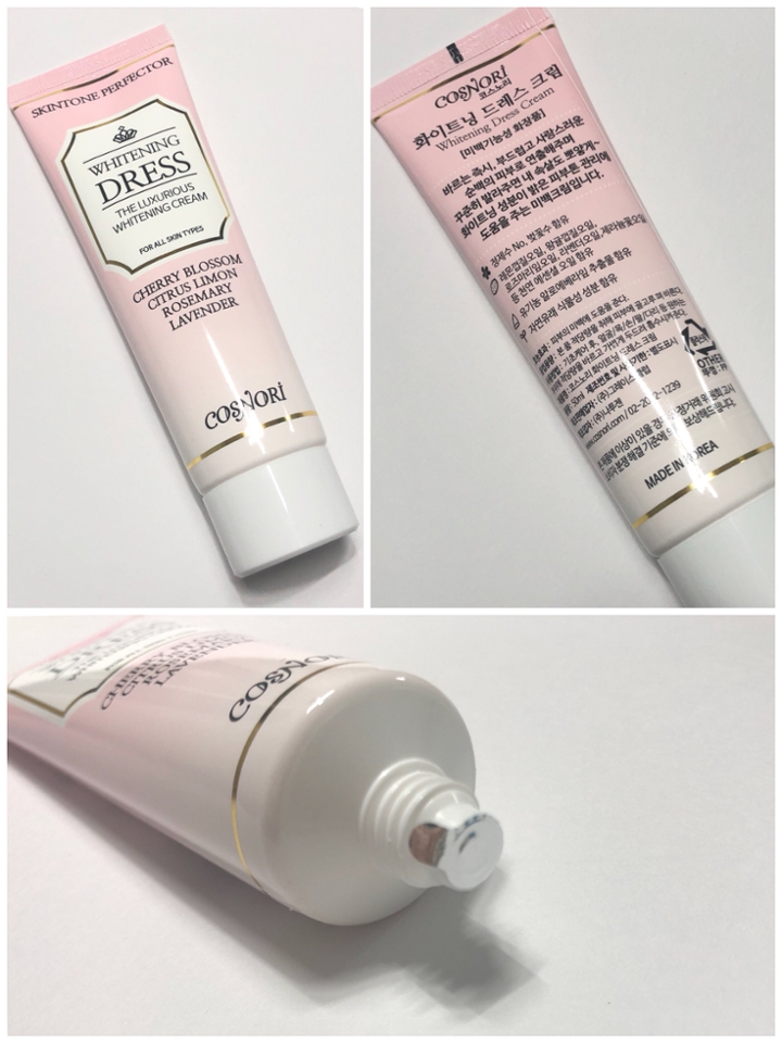 제품 상세샷이에요! 용량은 50ml로 한손에 착 감기는 사이즈로 핑크랑 화이트가 그라데이션 되어있는 예쁜 디자인이에요! 공주느낌나는것 같아요..ㅋㅋ 튜브타입의 용기라 위생적으로 사용가능한데 대신 양조절이 조금 힘들더라구요.. 잘안나올때도 있고 누르면 갑자기 훅 나오기도하고..ㅠㅠ