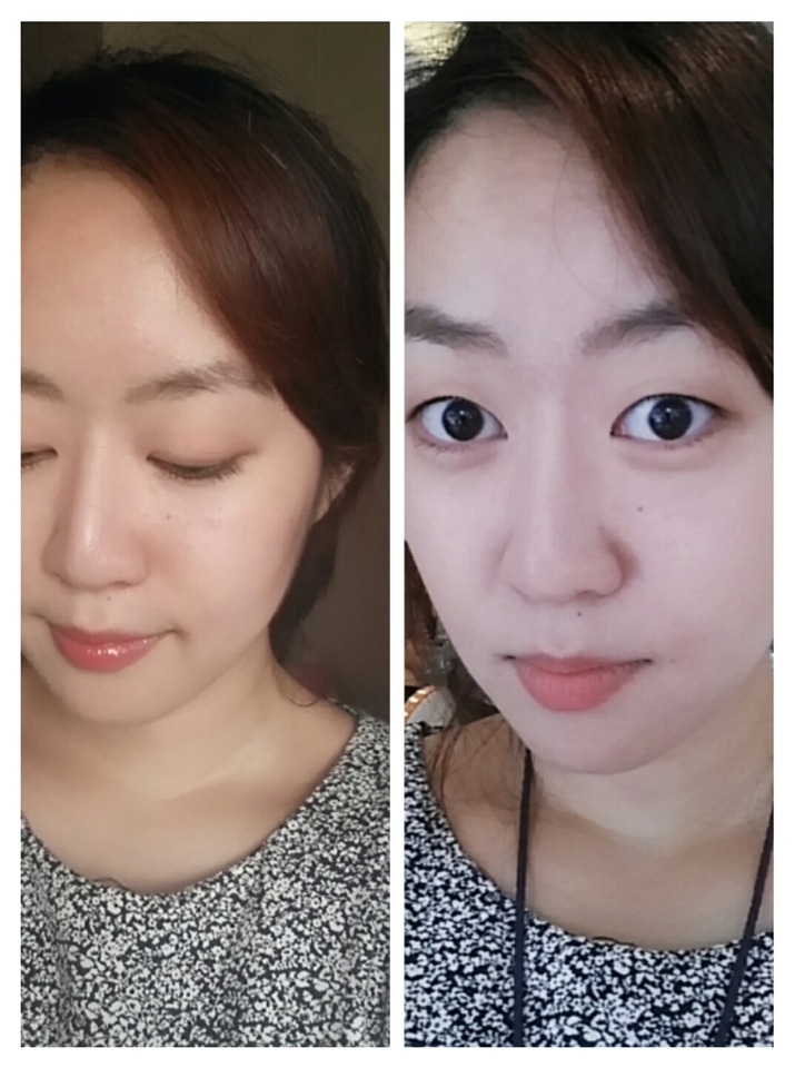 완성 샷이에여.
왼쪽은 메이크업 직후에여
뭔가 노랑노랑 해서 밖에 나갔을때 한장 더 찍었어요. 
아이스크림을 냠냠했더니 입술은 사라졌어요ㅠ



맘에드셨으면 하트,궁금한 건 댓글로 소통해주세요😺👼👯



