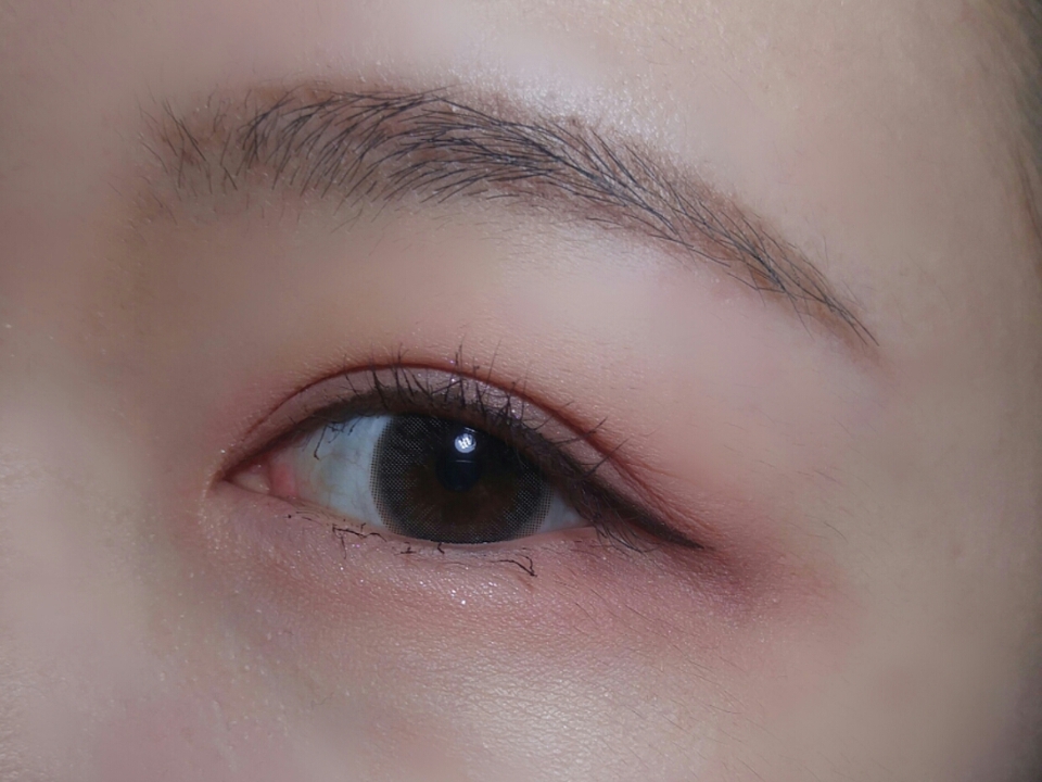 짠!!💖❤아이라인과 마스카라까지 마친 모습이에요!!! 차분하면서도 예쁘지 않나요!?!?!?