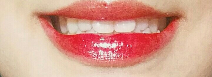 풀로 채워준 입술입니다☺