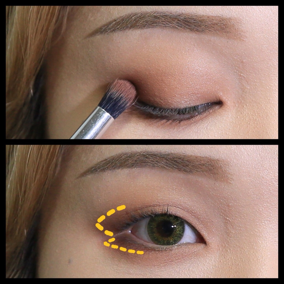 뮤비에서 슬기님 눈에 약간의 붉은기가 있는것같아서 이니스프리 ’호수에비친노을’로 눈꼬리 위아래부분에 붉은기를 살짝 더해줄께요✨
(제품상세컷을깜빡하구찍지못했어요😭흑)