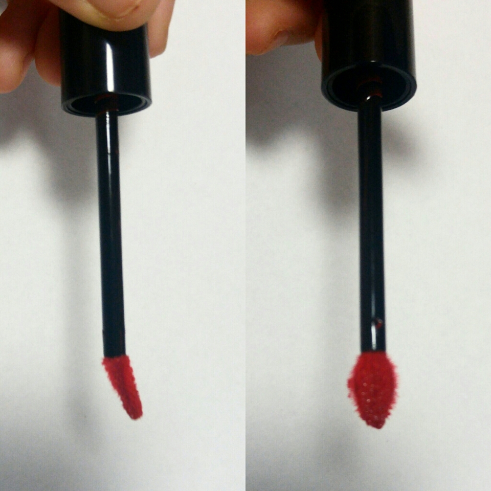 이건 어플리케이터예요~ 초점이 안 맞네요 ㅜㅜ...
바르기 쉽게 꺾여있고 나뭇잎 모양으로 생겼어요 ㅎㅎ