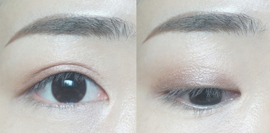 STEP 3. ②로 표시된 컬러를 포인트컬러로 조금 더 좁은 범위에 발라줍니다.