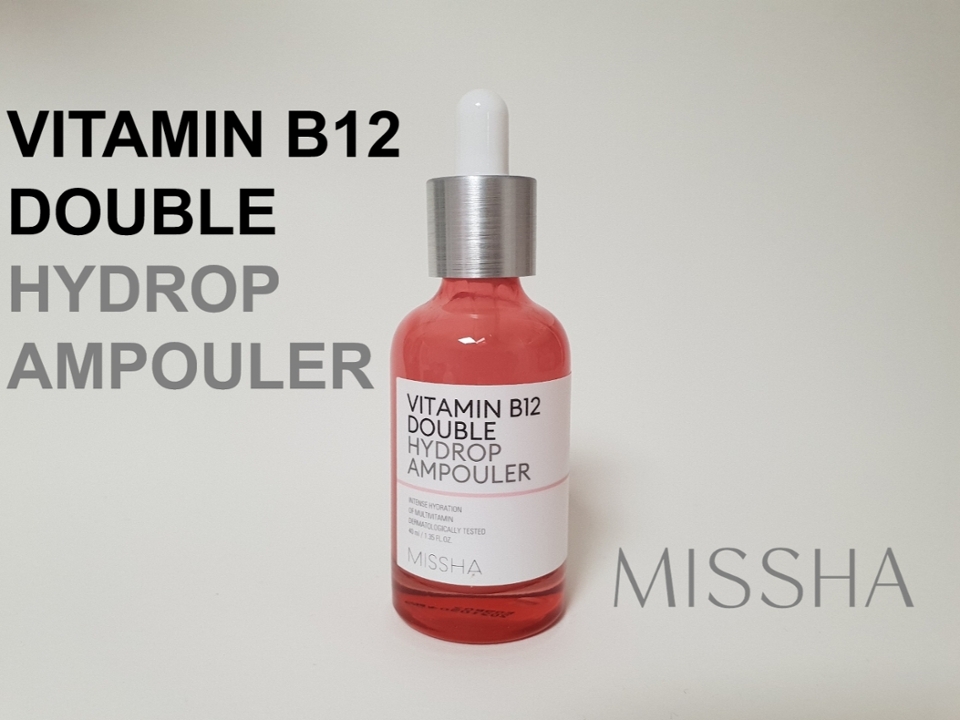 브랜드 : 미샤
제품명 : 미샤 비타민 B12 더블 하이드롭 앱풀러
가격 : 28,000원
용량 : 40ml