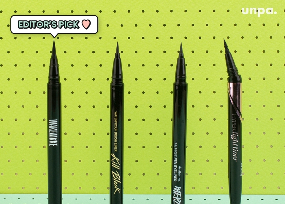 아이라이너 1N 년 차 에디터가 꼼꼼하게 살펴 본 결과!
EDITOR’S PICK은 웨이크메이크♥
선명한 발색력은 물론, 무엇보다 지속력에 반했음..(하뜨)
올여름 웨메와 함께라면 팬더 눈 탈출 성공이라구!
