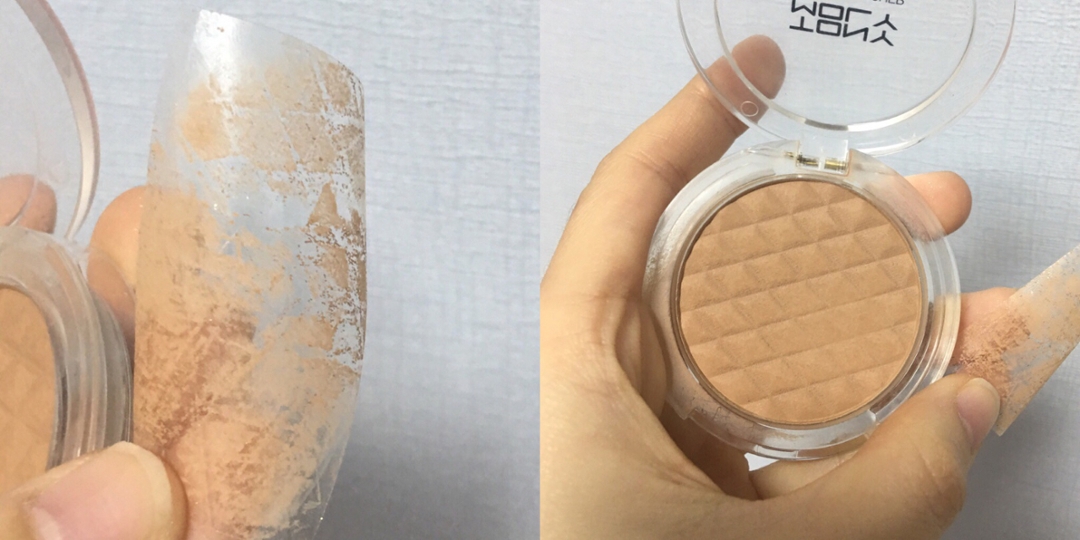 섀이딩도 테이프로 챱챱챱 해줬어요ㅎㅎ 정말 신기하게 멀쩡한부분은 아무것도 안묻어나고 딱 떡졌던 부분만 떨어져 나와용~