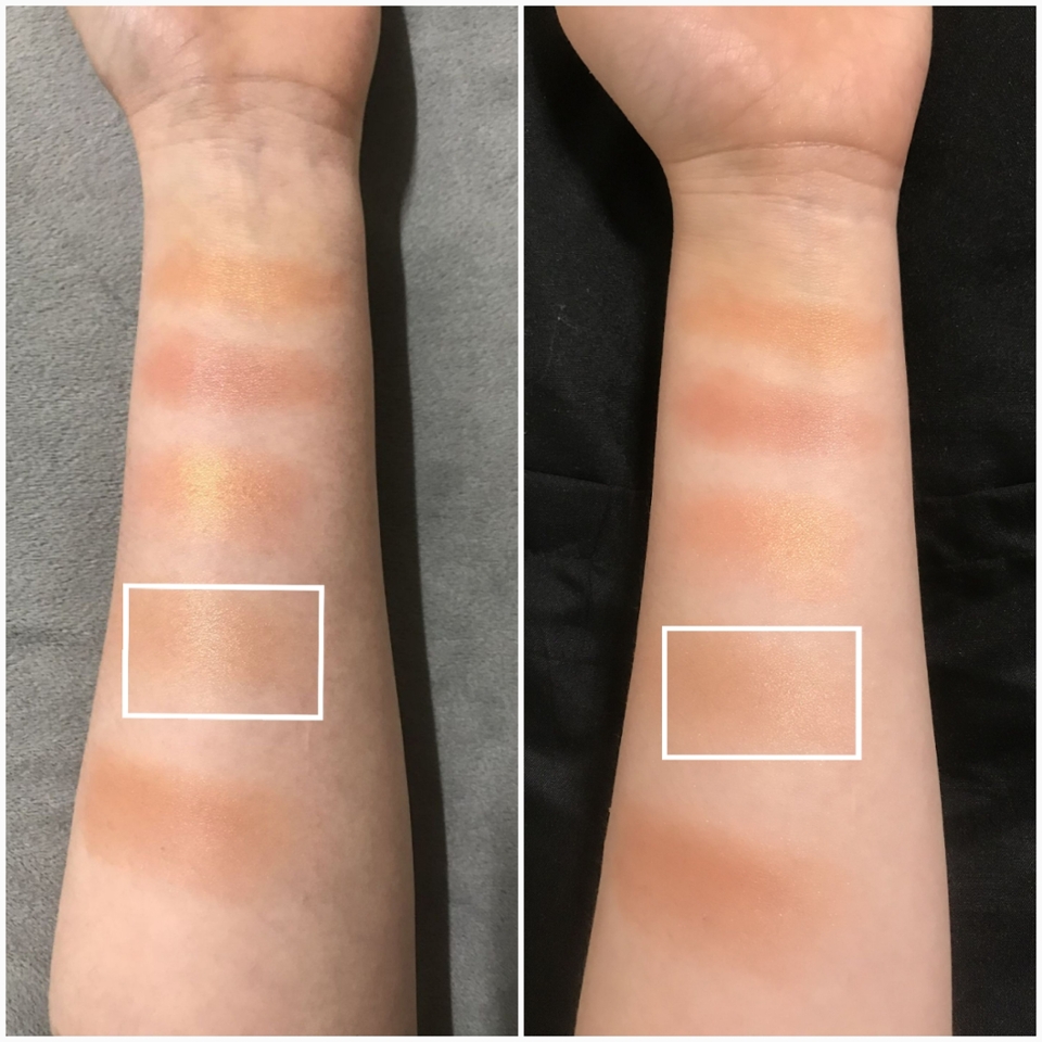 발색 보여드리고 싶어 2가지 배경에서 찍어봤어요~!

정말 데일리하게 사용하기 편하고 은은한 펄감이 이뻐요 가격에 비해 제품력이 좋습니다!