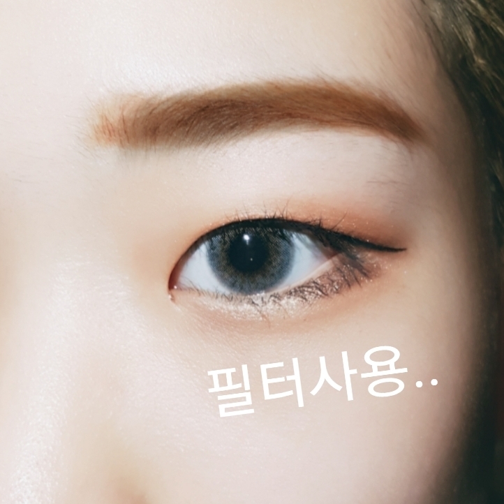 필터를 넣어서 뜬눈 촬영!!!