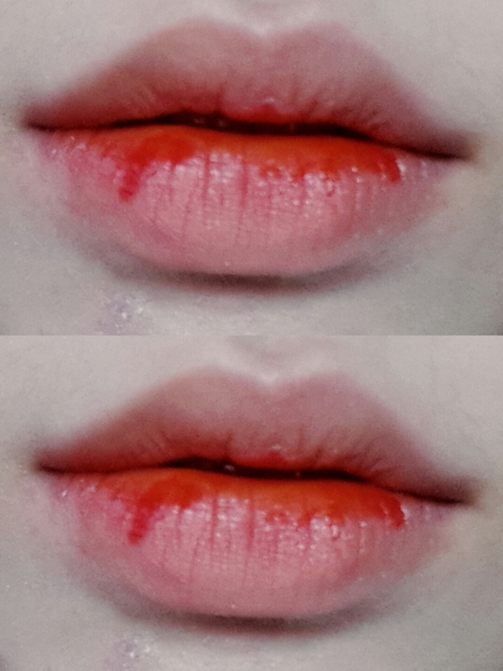 이건 풀립하고나서 지운건데 착색이 손등처럼그렇게 찐하게되지는않구그냥 혈색주는? 그렇게되는것같아용