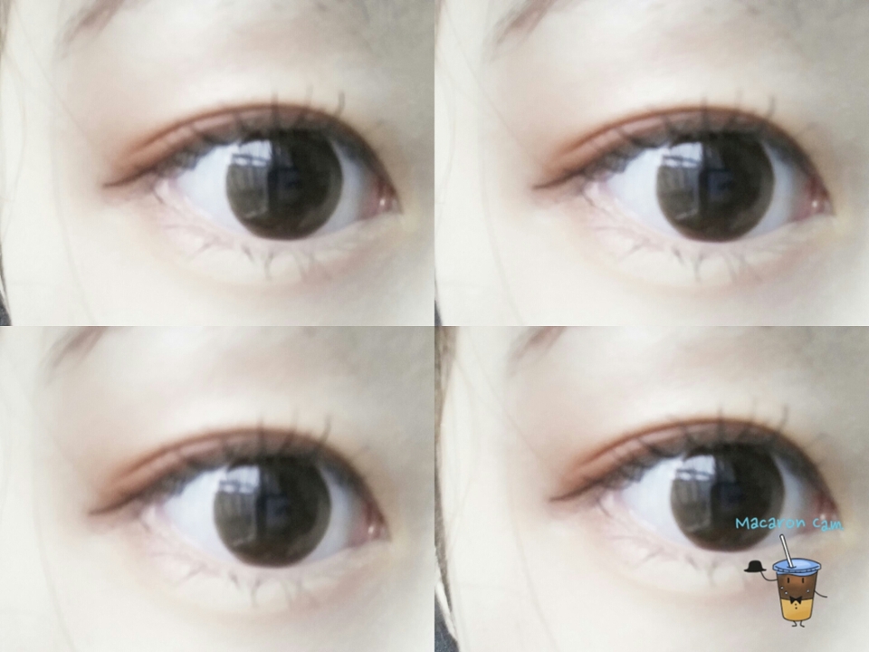 착용샷!! 자연스럽쥬?? 초코초코하는게 취향저격 ㅎㅎ 직경이 13.0이라 되게 작고 자연스러워요!!