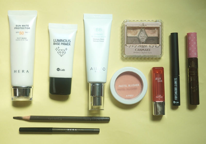 오늘 메이크업에 사용된 제품들입니다.