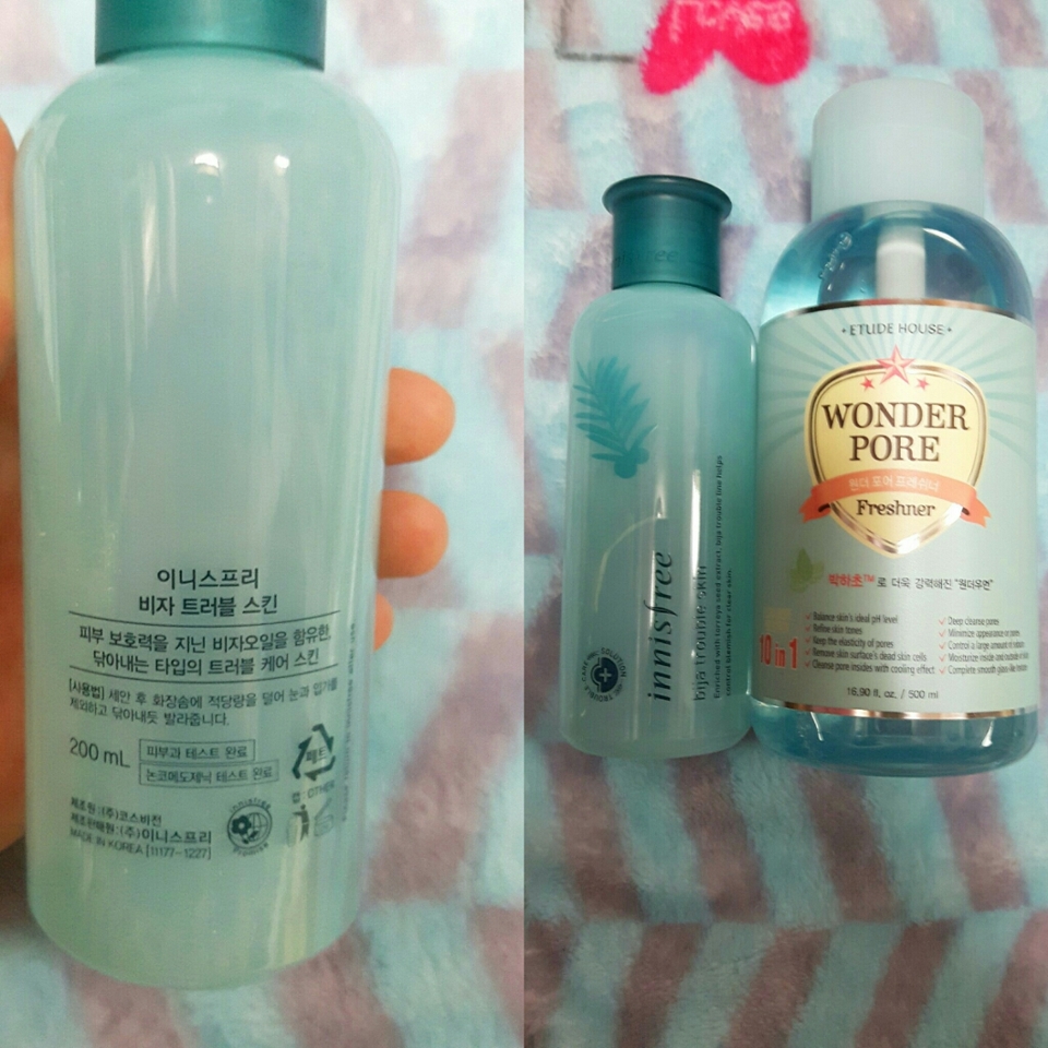 스킨입니다😀
일반스킨과 다르게 트러블부위에 화장솜에 뭍혀 닦으면 약간 싸한 느낌이 들면서 시원하고 피부 진정효과가 있는것 같아요
용량이 200ml.... 원더포어에 비하면 굉장히 용량이 적어요.. 한달이면 한병 더사야 할것같습니다😂