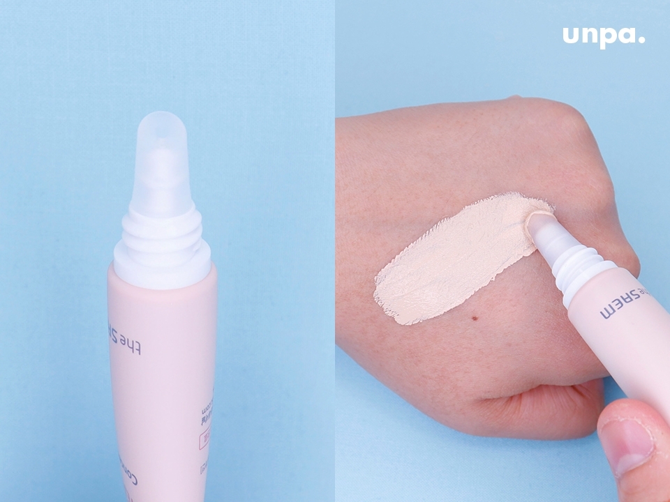 실리콘 팁으로 위생도 챙기고  가벼운 텍스처로 
두세 겹 덧발라도 뭉침 없이 깔끔하게!
내 트러블 아무도 모르게 꼼꼼히 가려줘 ^0^
트러블이 안 생기는 그날까지 너만 믿고 가리다~
